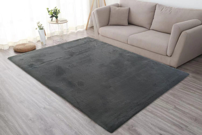 Tapet Heinner Shaggy Soft Rug, 160x230 cm, poliester pambuk, i zi