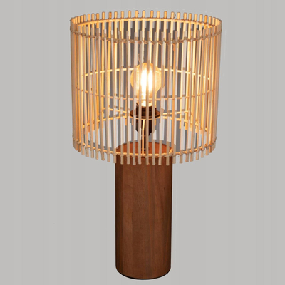 Lampë tavoline Atmosphera Davys nga pisha, 48 cm, për brenda, kafe