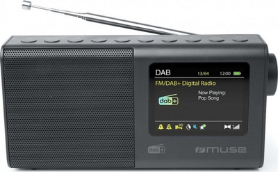 Портабилно радио Muse M-117DB, DAB+, FM, црно