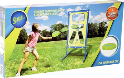 Lojë me target Scatch Frisbee Target with Disc, 111x56x43cm, plastike, shumëngjyrëshe