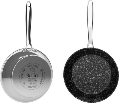 Tigan Bollire Black Sapphire, 24cm, sipërfaqe anti-ngjitëse, i zi
