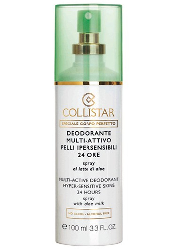 Sprej deodoranti 24-orësh për një lëkurë të ndjeshëm Collistar 100 ml