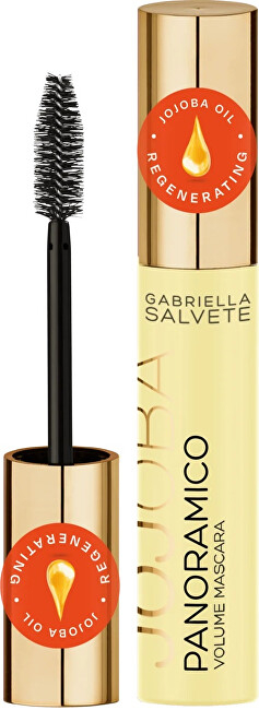 Maskarë voluminoze Gabriella Salvete Panoramico Jojoba kDKR10640, 13 ml, Black