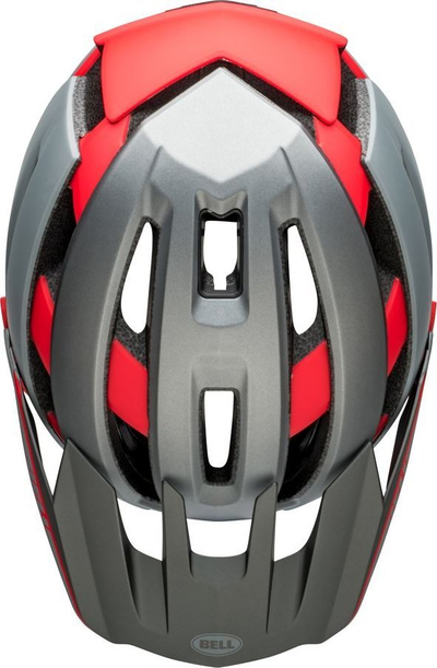 Helmetë çiklizmi Full Face Bell Super Air R Mips Spherical, MTB, e bardhë infrakuqe mat me shkëlqim