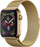 Rrip magnetik për Apple Watch 7, 45mm, çelik inox, ngjyrë ari