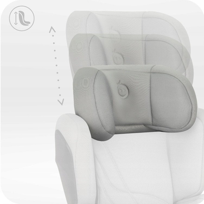 Sedilje makine MoMi MEI, Isofix i-Size, 100–150 cm, gri