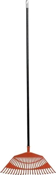 Grabulë gjethe Green>it Leaf Rake, 23 dhëmbë, dorezë 160cm, zi portokalli