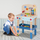 Lodër tavolinë pune Tooky Toy Work Bench, dru, 40x26x65 cm, shumëngjyrëshe