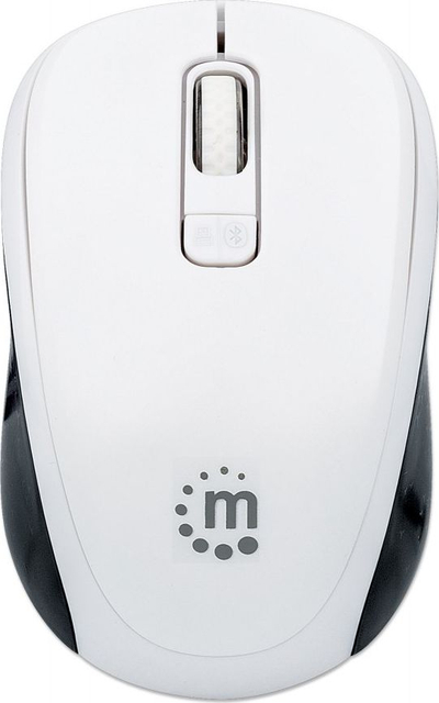 Maus dual Manhatan (179645), USB, 1600 DPI, i bardhë