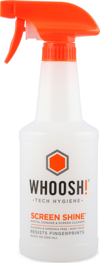Pastrues ekrani Whoosh Screen Shine Professional, 500 ml, pa alkool, shishe me spruco