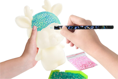 Set mozaik me diamant Art Set Little Deer, për kalamaj 6+, shumëngjyrësh