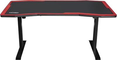 Tavolinë gaming Nitro Concepts D16E, me lartësi që e çon ku të duash, 160x80cm, e zezë me të kuqe