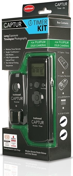 Telekomandë me timer Hahnel Captur Timer Kit, për Fujifilm, pa tel, e zezë