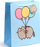 Qese dhurata Pusheen Balloon Cat, e madhe, shumëngjyrëshe