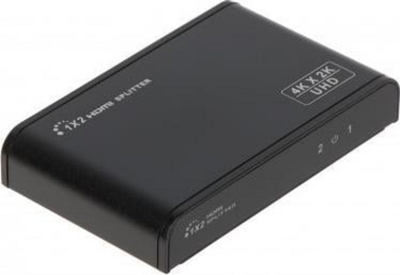 Ndarës HDMI Techly HDMI-SP-1/2-HDCP, 1 me 2, Full HD, i zi