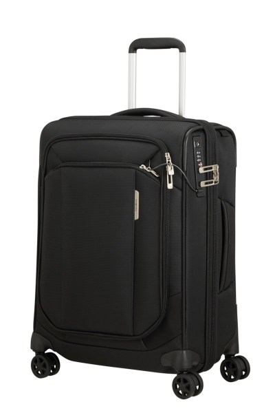 Valixhe Soft Me 4 Rrota Samsonite Respark Ngjyrë E Zezë