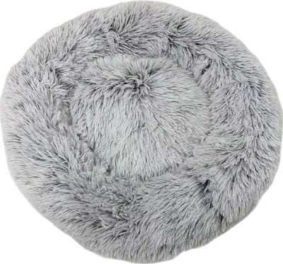 Shtrat për kafshë Hoppy Pets, 70x70x16 cm, poliestër, gri