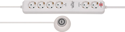Shirit elektrik Brennenstuhl Eco-Line, me 6 dalje, kabllo 1.5 m, i bardhë