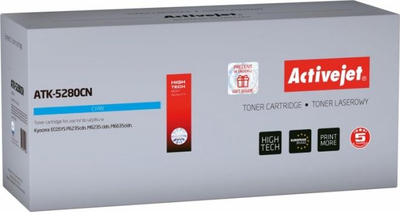 Toner Activejet ATK-5280CN për TK-5280C, blu