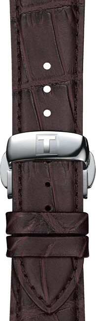 Orë për meshkuj Tissot Gentleman Quartz T127.410.16.051.01, kafe/argjendtë