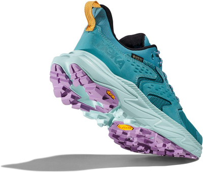 Патики за планинарење HOKA Anacapa 2 Low GORE-TEX за жени, Vibram Megagrip, Ocean Mist Sunlit Ocean