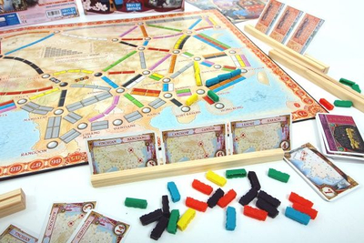 Zgjerim loje Rebel Ticket to Ride Map Collection 1 Asia, 2 harta, për 2 deri në 6 lojtarë