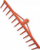 Grabujë plastike Bradas (KTG112), 49 cm, e portokalltë