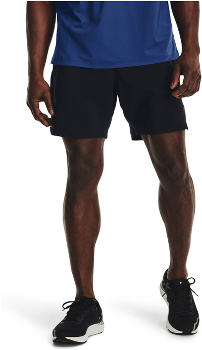 Pantallona të shkurtra vrapimi Under Armour Launch Elite 2 in 1, elastike, për meshkuj, të zeza