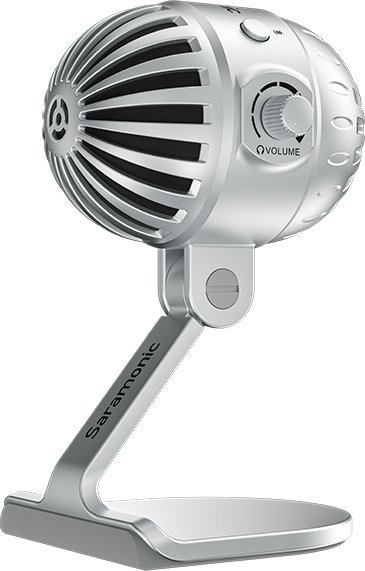 Mikrofon USB Saramonic MTV550 SR3235, 24bit 48kHz, për podcast dhe streaming, i zi