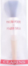 Furçë pudre Clarins Powder Brush, për profesioniste, me dorezë bezhë, me qime të zeza