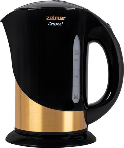 Çajnik elektrik Zelmer ZCK7630 Crystal, 1.7L, 2200W, i zi gold