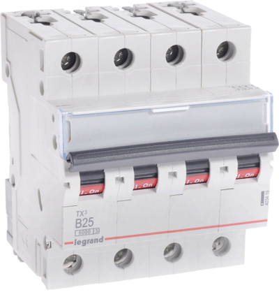 Ndërprerës qarku Legrand S304, B25, TX3, 25A, 6kA, 403419