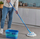 Set mop me kovë Spontex Twist Mop Ultra Compact, mikrofibër, sistem vetështrydhës, blu