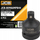 Adapter goditës JCB 1" F x 3/4" M, çelik SCM440, i zi