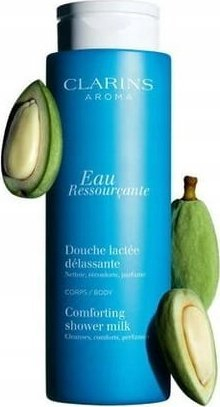 Qumësht dushi Clarins Eau Ressourcante, pastrues dhe zbutës, 200ml