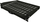 Raft rrëshqitës kabineti Alantec 19" 2U, thellësi 350 mm, 4 pika montimi, ngjyrë e zezë