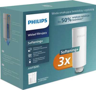 Fishek filtri uji Philips AWP225S, Softening+, për AWP2980WHS