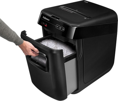 Машина за уништување хартија Fellowes AutoMax 200M, micro cut, 32L, црна