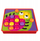 Lodër Montessori Button Art 26107, mozaik me kapsa, për fëmijë, shumëngjyrëshe