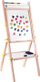 Дрвена табла за деца Easel TA0096, 3 во 1, магнетна и со креда, многуобојна