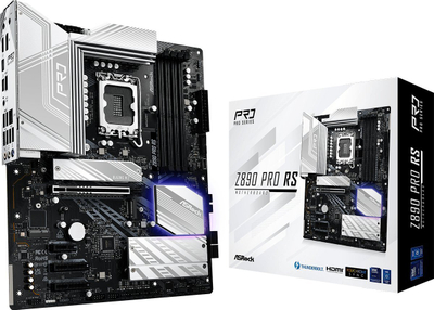 Pllakë amë Asrock Z890 Pro RS, Intel LGA1851, ATX