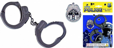 Set lodrash policie Gonher, pranga metal, shenjë polici