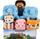 Set lodrash pelushi Minecraft, 6 copë, 20 cm, shumëngjyrëshe
