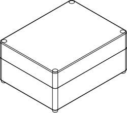 Kuti hermetike Elektro-Plast Industrial n/t, 220 x 170 x 107, IP65, e hirtë (2717-00)
