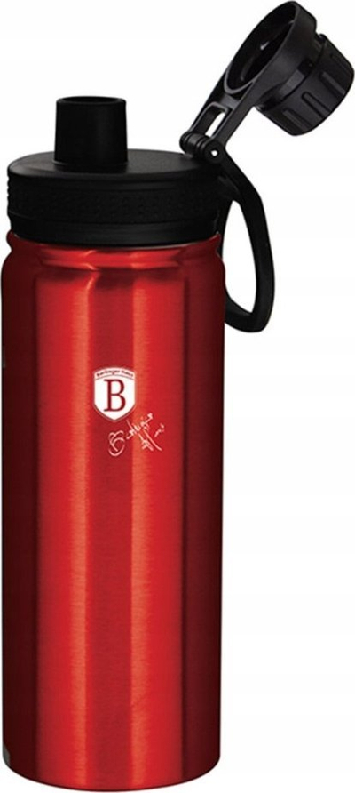 Shishe sportive BerlingerHaus Sports Bottle, çelik inox 18/10, 0.54L, burgundy metalike