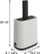 Lopatë me mbajtëse Rotho Shovel With Holder, plastike, e bardhë