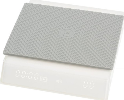 Peshore kuzhine Timemore White Mirror Nano, kronometër, e bardhë