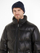 Kapele për meshkuj Calvin Klein Classic Cotton Rib Beanie, e kaltër e errët