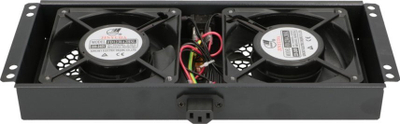 Njesi ftohëse për kabinet ExtraLink EX19102, 2 ventilatorë, 220V, e zezë