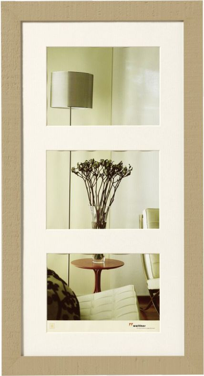 Kornizë për fotografi Walther Home, 3 x 13 x 18 cm, bezhë